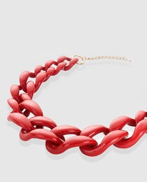 Colar Fórmula Joven com corrente vermelho