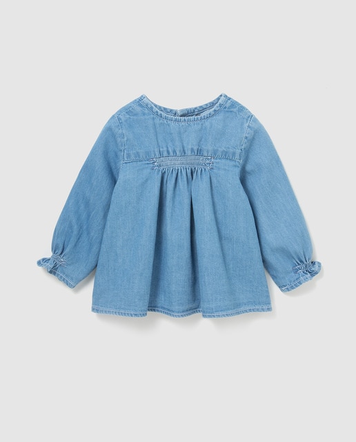 Blouse En Jean Bebe Fille Brotes Bleue Mode El Corte Ingles