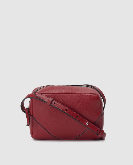 small red crossbody bag