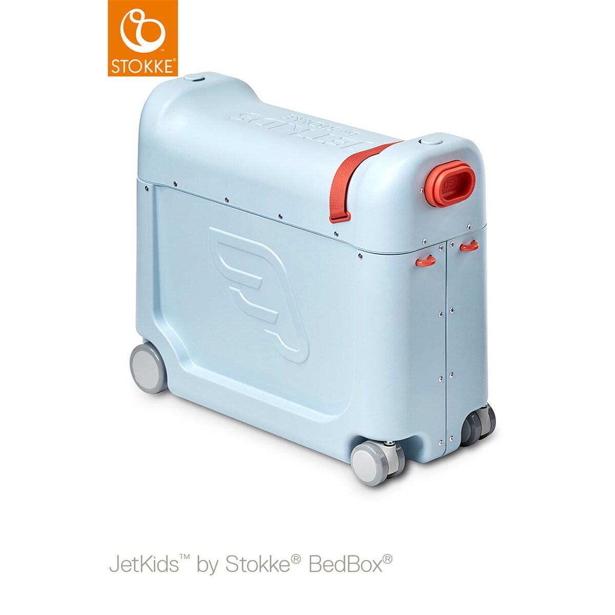 Mala com Cama de Viagem Jetkids Azul-claro-1