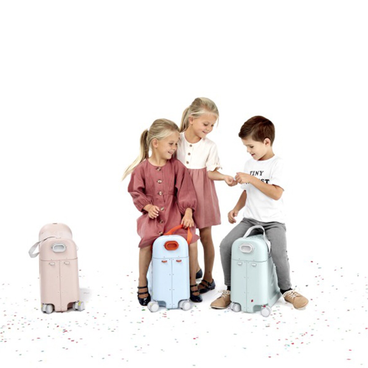 Mala com Cama de Viagem Jetkids Azul-claro-8