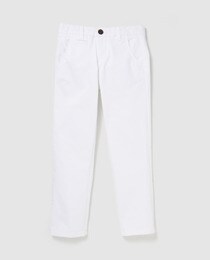boys white chinos