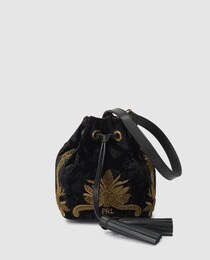 ralph lauren velvet bag