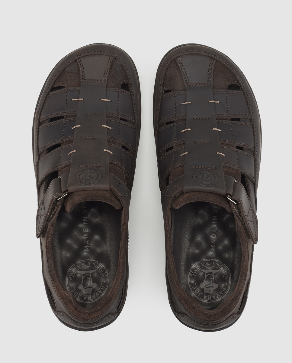 Panama Jack men's brown semiclosed toe sandals · Panama Jack · Fashion
