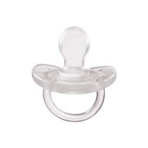 Chicco Phisio Soft Chupete todo goma de silicona para 16-36 meses transparente