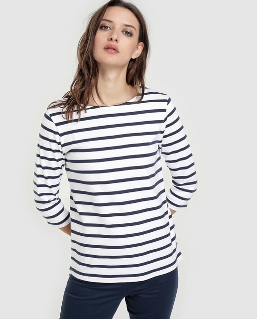 camiseta de rayas mujer