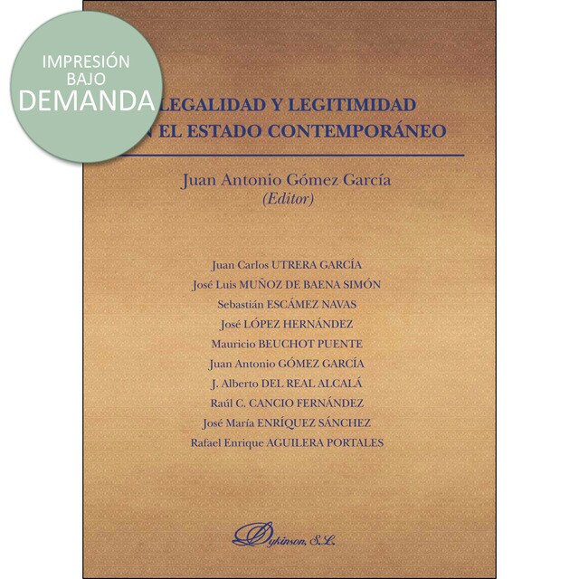 Es legalidad y que legitimidad