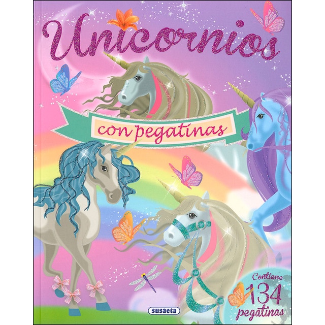 Unicornios con pegatinas