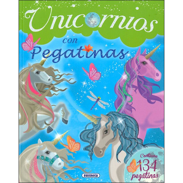 Unicornios con pegatinas