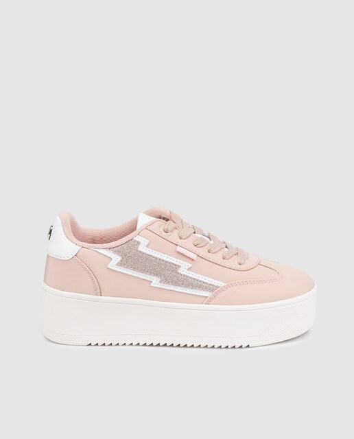 Zapatillas De Rosa Mujer Deportivas Mustang Color Plataforma Con 8nw0mvN