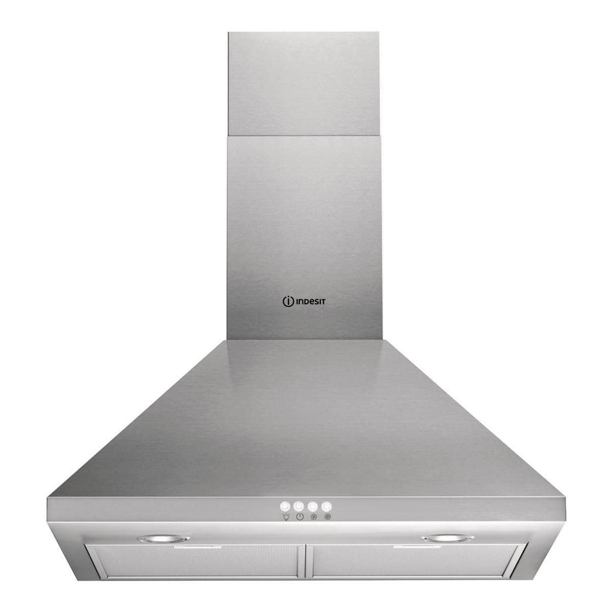 Indesit – Campana decorativa Indesit 3 potencia de extracción – IHPC 6.5 LM X.