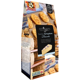 BUITEMAN mini galletas saladas con queso gruyere estuche 75 g