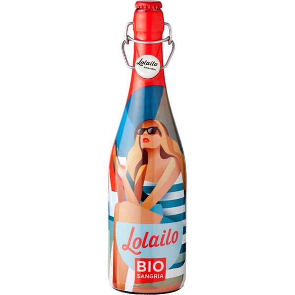 LOLAILO Bio sangría ecológica botella 75 cl (envase de vidrio)