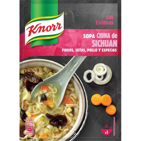 Comprar sopa china de Sichuan sobre 69 g · KNORR · Supermercado El ...