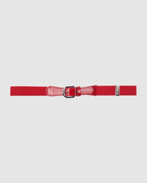 red stretch belt