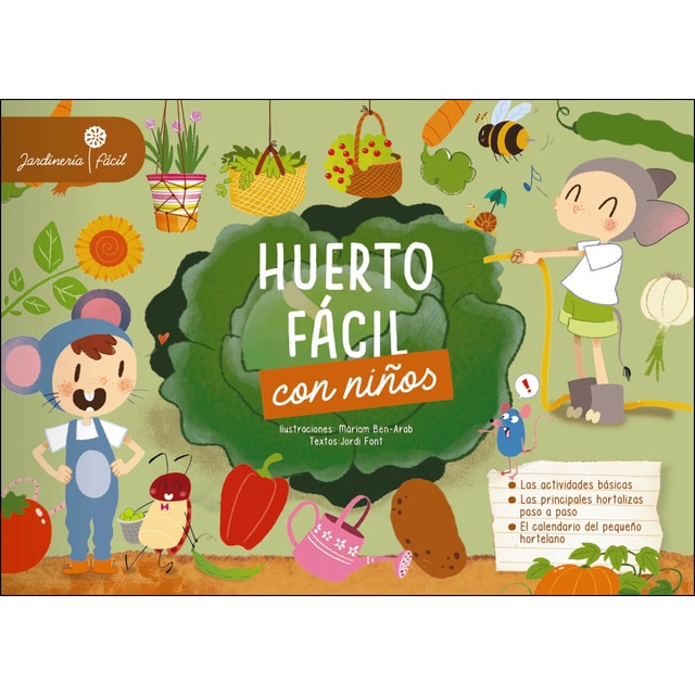Huerto fácil con niños (Tapa dura)