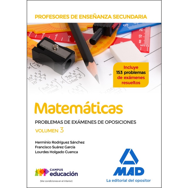Profesores de enseñanza secundaria matemáticas problemas de exámenes de oposiciones volumen 3.pdf