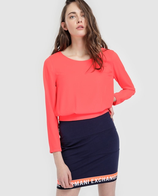 armani exchange blouse