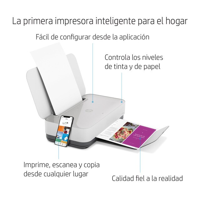 Impresora Multifunción tinta HP Tango Wi-Fi, compatible con Instant Ink