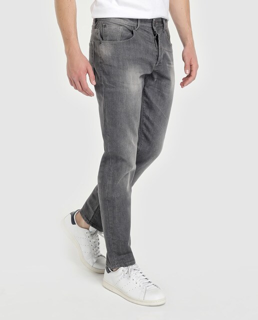 grey jeans men's relaxed fit