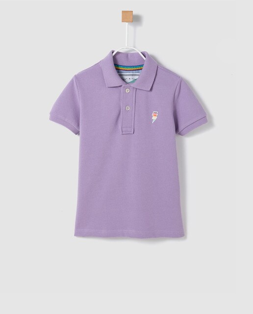 Polo básico de niño Bass 10 en lila