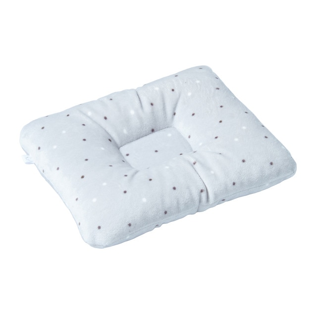 Coussin Cale-tête Cotton Juice Baby Home pois gris/beige