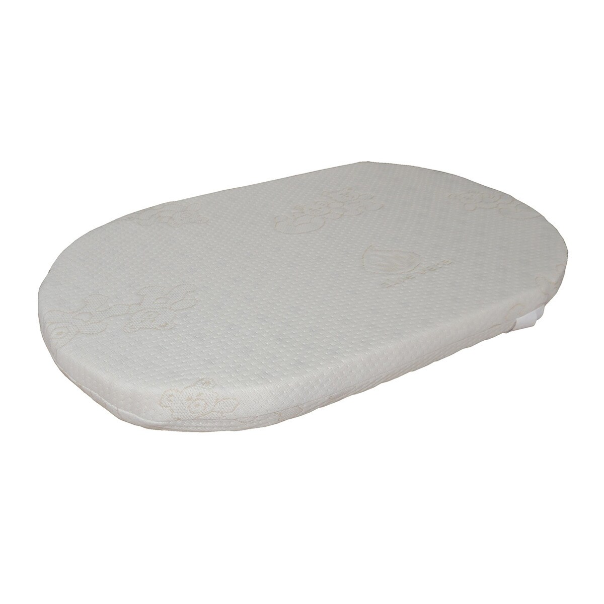 Imagem 0 de Colchão para Mini-berço de espuma oval branco