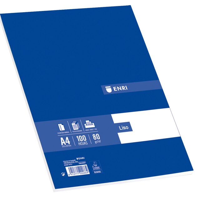 Resmilleria School A4 100 Hojas Lisas Enri