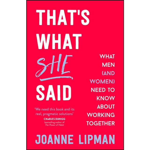 That's what she said