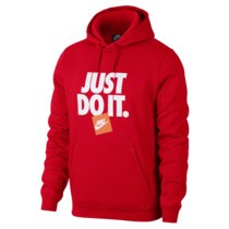 sudadera roja nike hombre