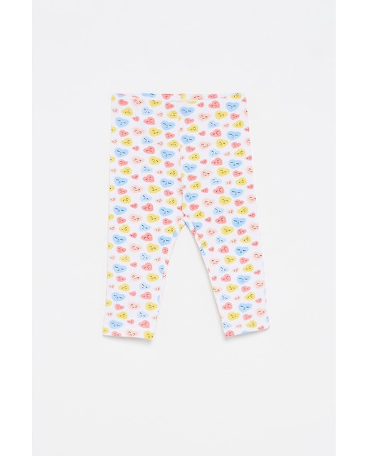 baby girl white leggings