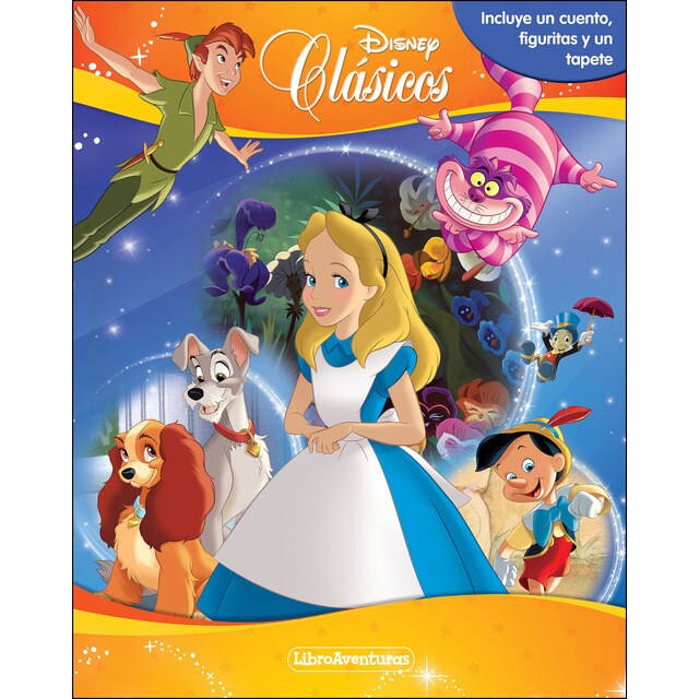 Clásicos disney. Libroaventuras: Incluye un cuento, figuritas y un tapete.pdf