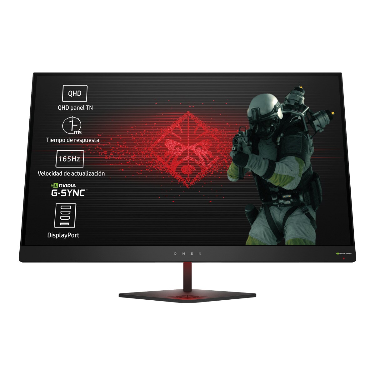 Monitor PC 68,58 cm (27 '') Gaming HP OMEN 27 Z4D33AA QHD