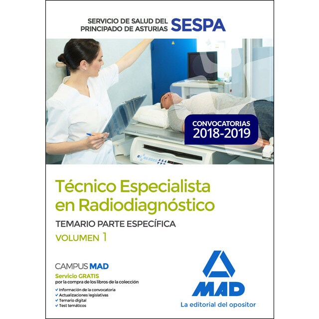 Técnico especialista en laboratorio del servicio de salud del principado de asturias (sespa)