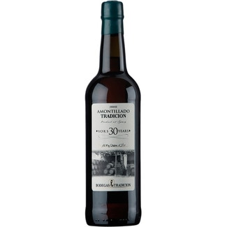 TRADICION Amontillado-Wein 30 Jahre Ursprungsbezeichnung Jerez-Xérèz-Sherry Flasche 75 cl