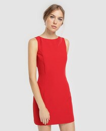 coast long red dress