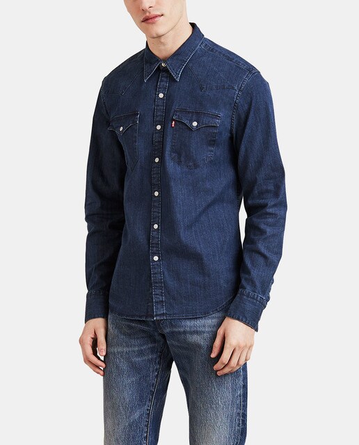 Azul Levi´s Lisa Hombre De Camisa Vaquera GzVSUpLMq