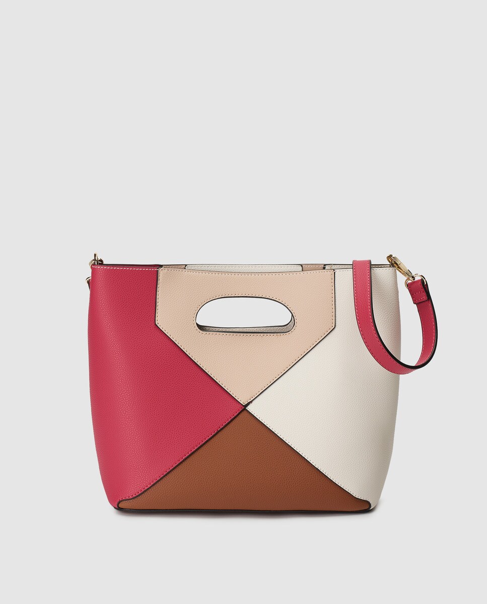 Image of El Corte Inglés multicoloured patchwork handbag, Multicoloured.