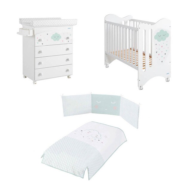 Micuna Wonderful Pack de n/órdico y protector para cuna