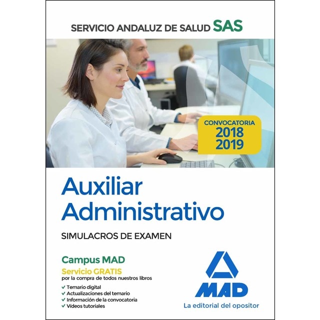 Auxiliar administrativo del servicio andaluz de salud. Simulacros de examen.pdf