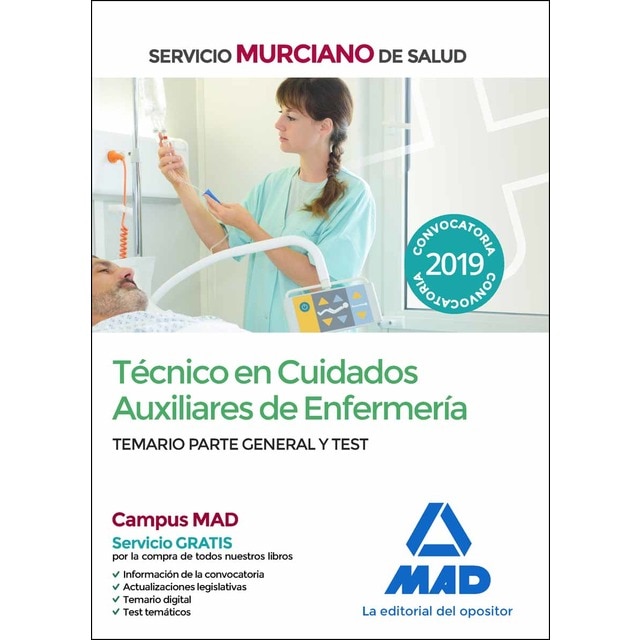 Técnico en cuidados auxiliares de enfermería del servicio murciano de salud. Temario parte general y test.pdf