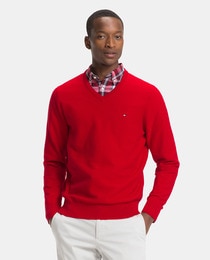 hilfiger v neck sweater