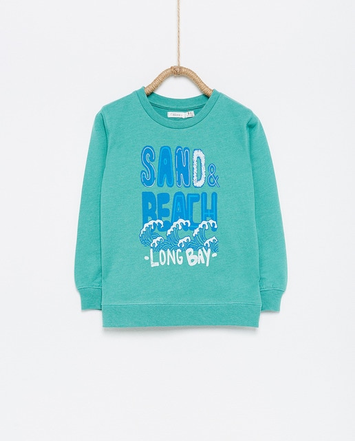 Moda Con Print · Básica Verde En De Niño El Sfera Sudadera 7qOaAwz