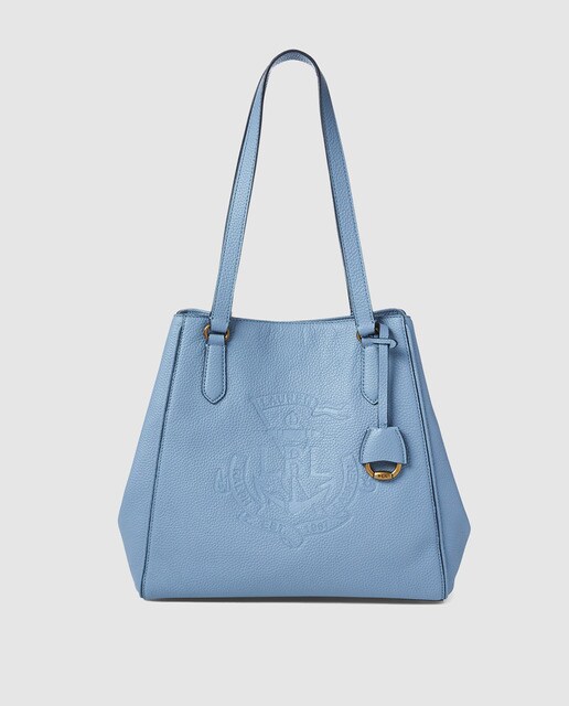 Lauren Ralph Light Blue Calfskin Leather Tote Bag With Magnet Closure Fashion El Corte Inglés - Pale Blue Leather Tote Bag Lauren Ralph Light Blue Calfskin Leather Tote Bag With Magnet Closure Fashion El Corte Inglés - Pale Blue Leather Tote Bag
