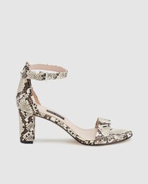 nine west snakeskin flats