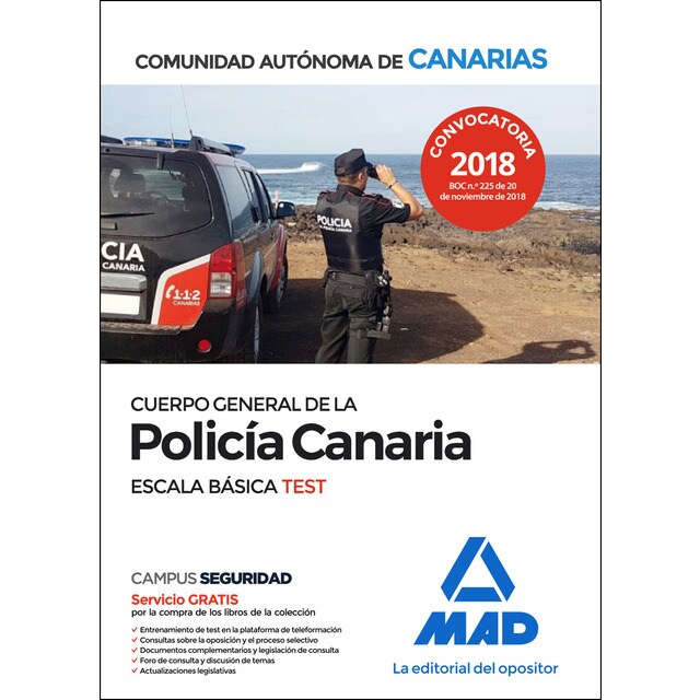 Cuerpo general de la policía canaria escala básica. Test.pdf