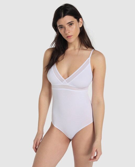 Body Ever Fresh branco com pormenor