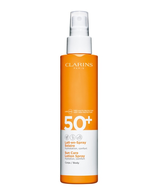 Leche Solar Hidratante En Spray Muy Alta Protección Uva / Uvb Spf 50+ Clarins