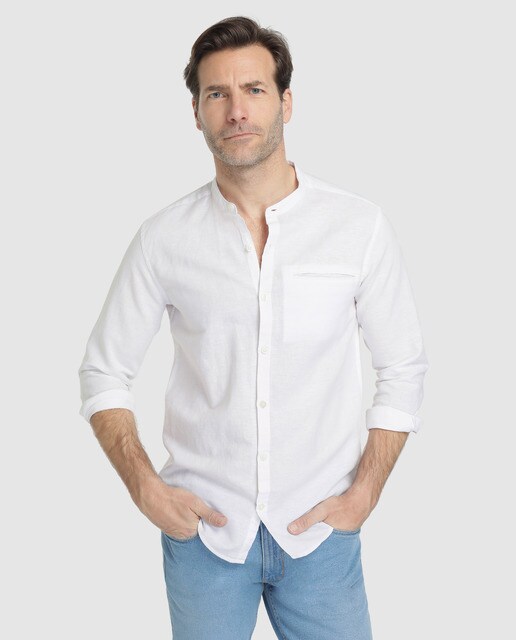 camisa de hilo hombre