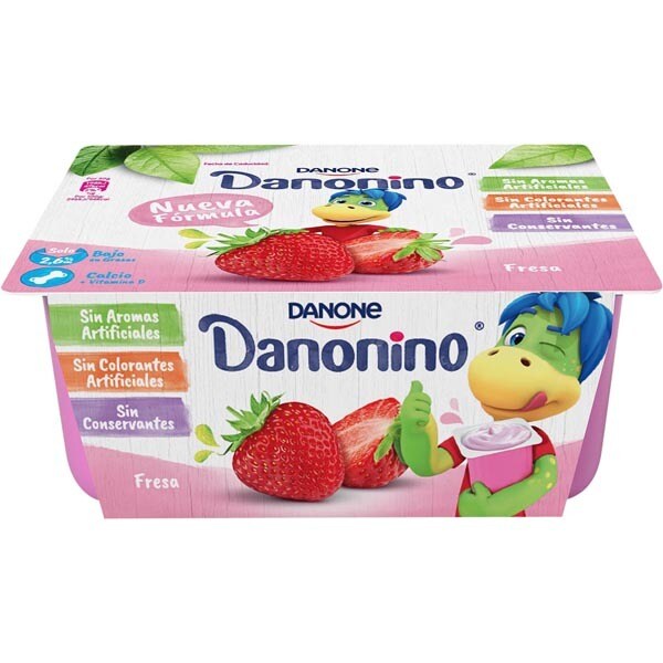 Glutenfree strawberry flavour petite yogurt 6pack units 50 g · DANONE